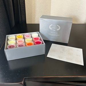 Illuminations Set of 12 Mini Votives. A Year of CandleLight.  NWT